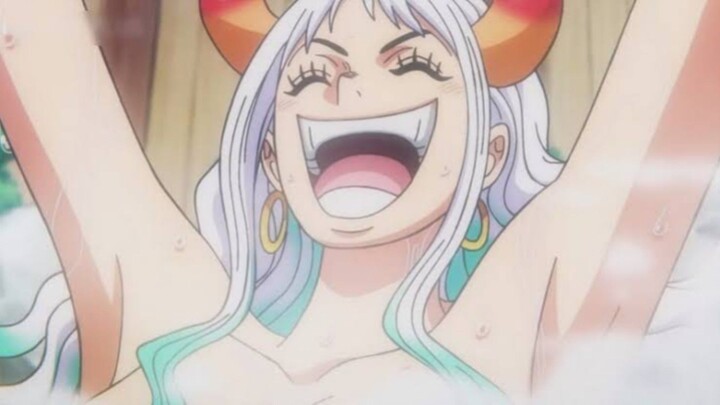 MOMEN KETIKA LUFFY DAN YAMATO MANDI BARENG