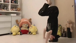 18岁街舞女孩太可爱啦 颜值担当 超强Bgirl