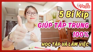 Cách tập trung 100% khi học tập và làm việc | VyVocab Ep.50 | Khanh Vy Tiếng Anh