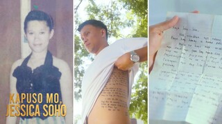 Disenyo ng tattoo ng isang lalaki, liham ng kanyang yumaong ina | Kapuso Mo, Jessica Soho