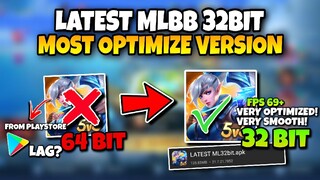 MLBB 32BIT! THE MOST OPTIMIZE VERSION OF MOBILE LEGENDS!