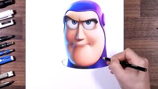 Drawing Toy Story_ Buzz Lightyear _ Part 1