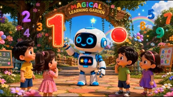 🤖 Robot सीखाए Colors, Shapes & Numbers! 🌈🔢🌈 Learn Colors, Shapes & Numbers with Robot! 🤖🤖 Litt
