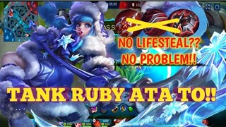 Ruby tank build|Queen of lifesteal/Queen of tank! 2021.