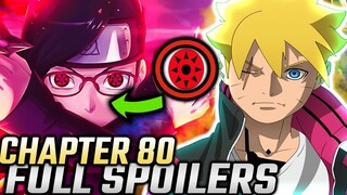 Sarada AWAKENS Mangekyo Sharingan! Sasuke Saves Boruto And Eida ATTACKS! Boruto Chapter 80 Spoilers