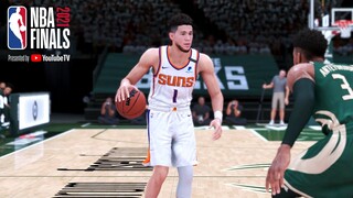 NBA 2K21 Ultra Modded Finals | Bucks vs Suns | GAME 3 Highlights 4th Qtr