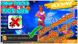 Config File 1.47.1 GFX Tool Free Fire Auto Headshot No Banned | 1gb 2gb 3gb Ram