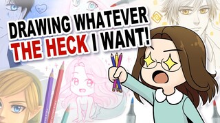 Drawing Whatever The Heck I Want! | BTS, MerMay, Genshin Impact, and More!