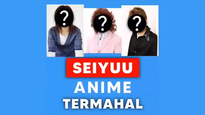 3 Seiyuu Anime Dengan Bayaran Termahal Di Dunia