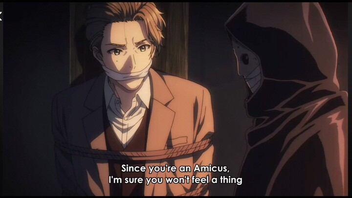 He was torn to pieces in front of him