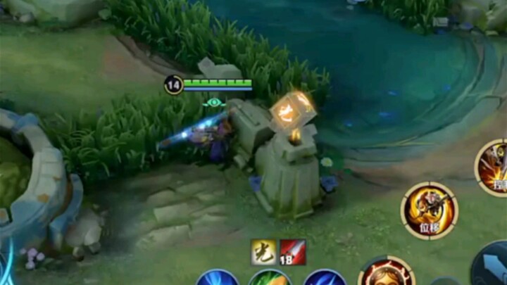 Honor of Kings — Tombol basic attack sampai hancur dipencet