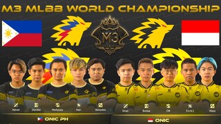 ONIC PH VS ONIC ESPORT | Group B | M3 MLBB World Championship 2021