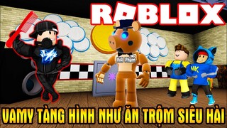 Vamy Dùng Chiếc Lượt Tàng Hình Núp Gấu Heo FREGGY Siêu Tấu Hài | Freggy | Vamy Trần