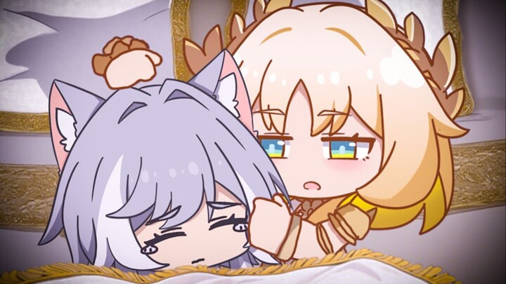 “Is this a losing CG of the mischievous kitty getting caught by Aya?!”