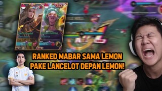 Ranked Mabar Sama Lemon, Jeje Pake LANCELOT Depan Lemon! - Mobile Legends