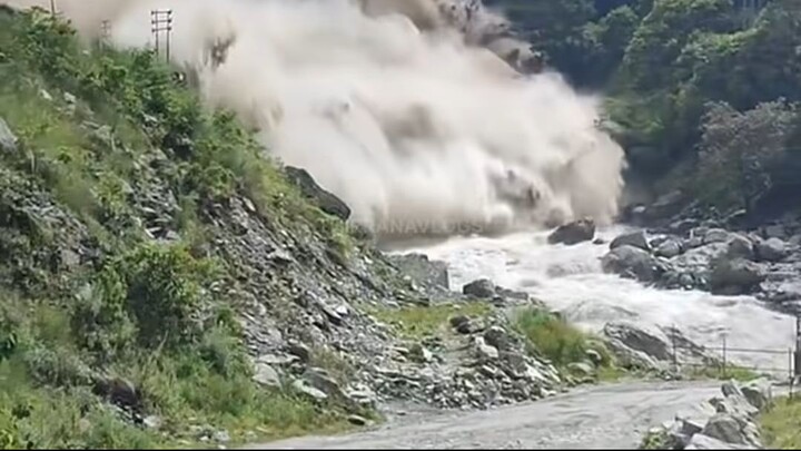 Live footage - recorded by the Local People from Rasuwa - Flood in Nepal 2026