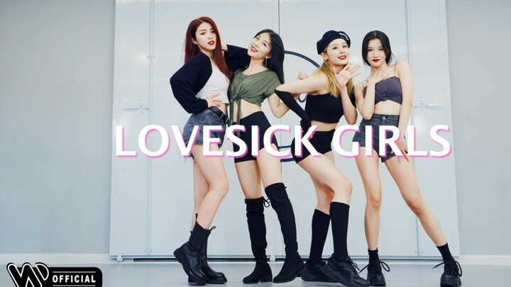BLACKPINK韩舞舞蹈《lovesick girls》练习室版翻跳，超辣的相思女孩们！