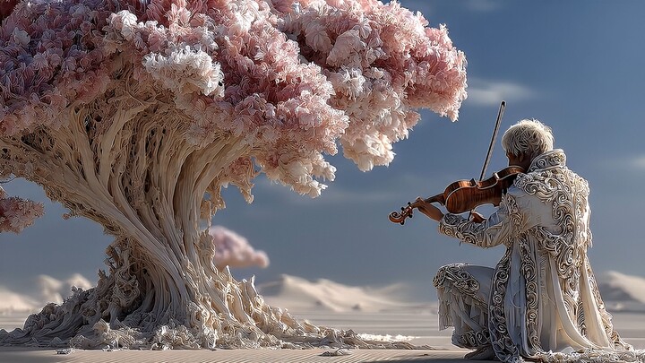 Cloud violin