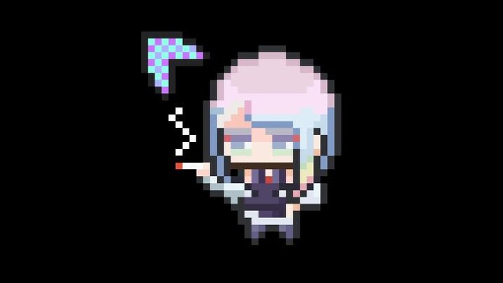 【مؤشر بكسل】 مؤشر ماوس Lucy من سايبربانك: الحافة الراحلة