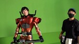 Kamen Rider Levis The Movie, cảnh quay phông xanh