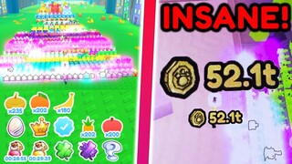 MAX Fruit Boost VS Infinite Pets Equipped in Pet Simulator X