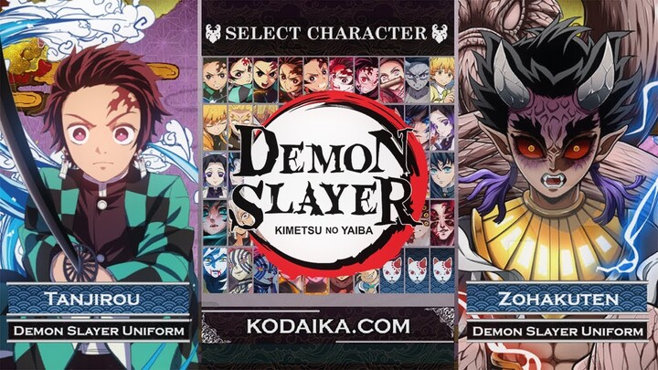 ( NEW ) Demon Slayer Legends V.3 Mugen (All New Character) Size 2G ( OpenGL )
