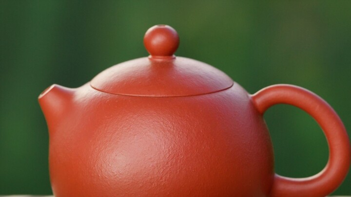 กาน้ำชาดินเหนียวสีม่วง