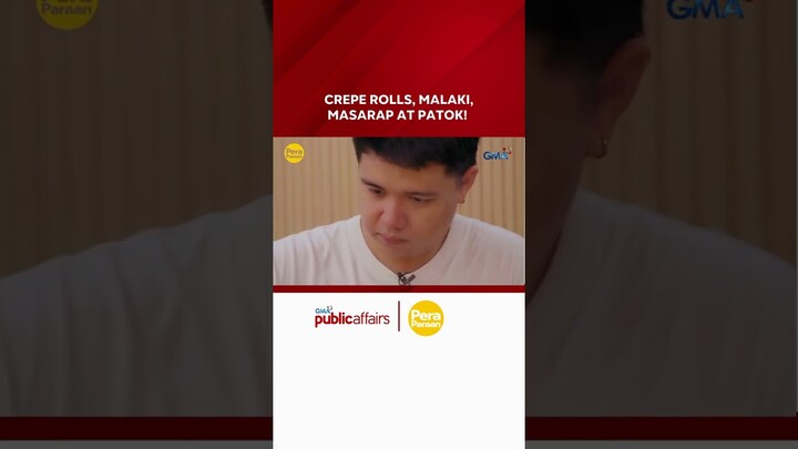 Crepe rolls, malaki, masarap at patok! | Pera Paraan