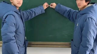 好朋友玩“画爱心默契挑战”，网友：果然最甜的是真情侣