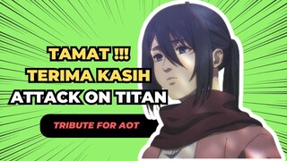 Akhirnya Attack on Titan Tamat !! Terimakasih Attack on Titan