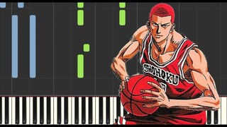 Slam Dunk - Kimi Ga Suki Da To Sakebitai OP (Piano Tutorial)