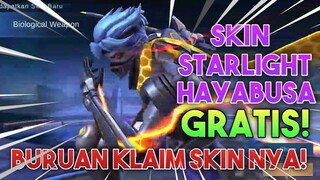 BURUAN !!! CARA DAPAT SKIN STARLIGHT TERBARU HAYABUSA SECARA GRATIS | MOBILE LEGENDS BANG BANG