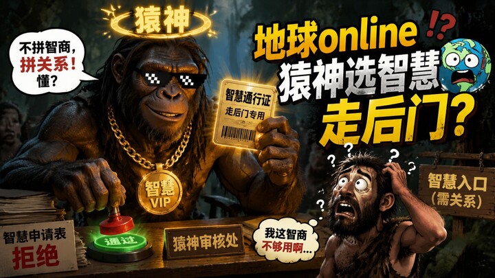 Earth Online: Did the Ape God choose to take the back door to wisdom?