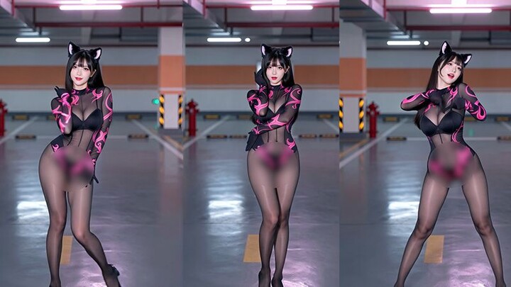 [24 Hours Isn’t Enough] All-In-One Black Bodysuit: The Seductive Kitty Is Back!