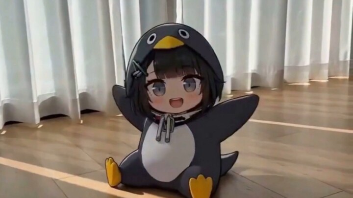 My little girl is dancing