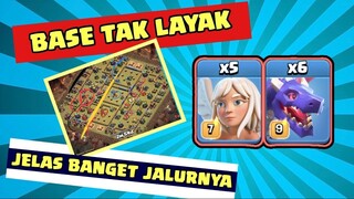 Terlalu jelas jalur kombinasi di base ini. auto pakai strategi ini