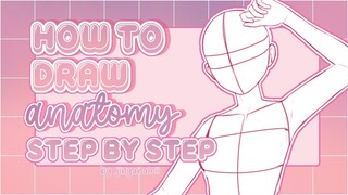 【 How To Draw Anime Anatomy Ibis Paint X on Phone 】