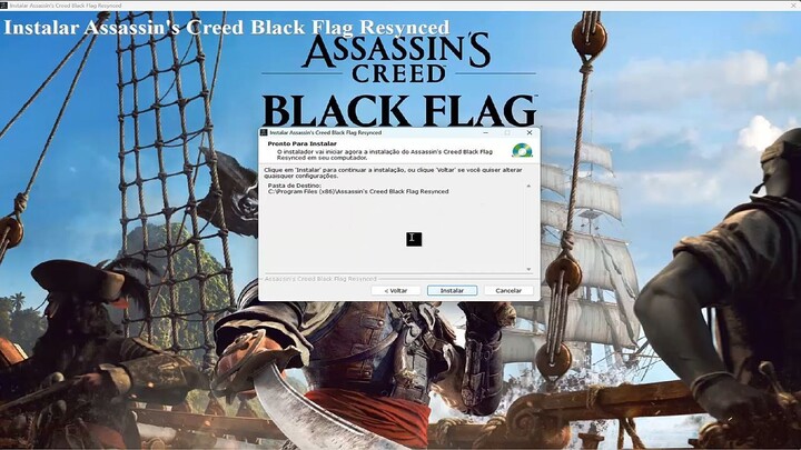 Como baixar e instalar Assassin’s Creed: Black Flag Resynced no PC * TUTORIAL COMPLETO *