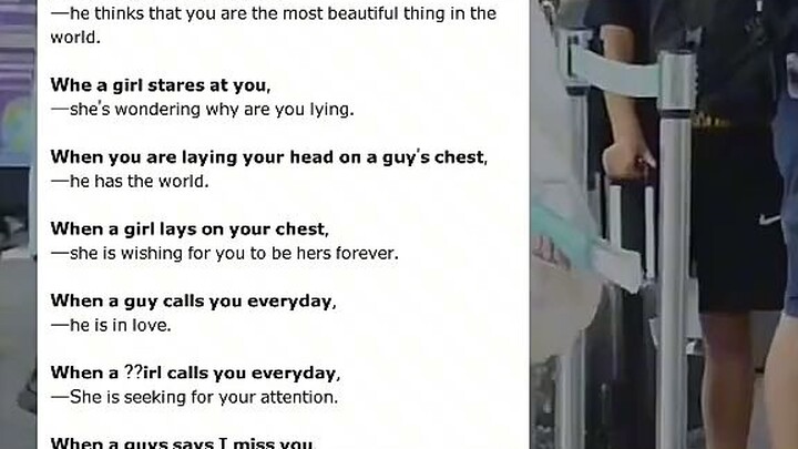 Guys and girls Facts.