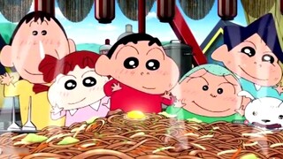 Crayon Shin-chan: Đầu bếp tuyệt vọng Shin-chan! Sử dụng nửa lọ nước sốt và làm món chow mein thơm ng