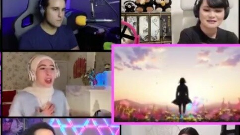 [Foreigners watching Attack on Titan Season 4 Part 2] ED7, everyone's wonderful reactions