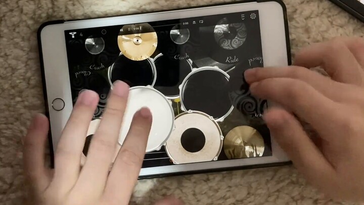 [iPad drum kit][Lycoris Recoil] ED -[Flower Tower (Flower Tower)]by Sayuri - Drum Cover[リコリスリコイル]