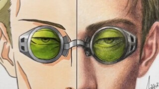 Versi animasi Nana Ming vs versi realistis yang dilukis dengan tangan