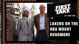 Stephen A. & JWill discuss all the Lakers in contention to be on the NBA Mount Rushmore | First Take