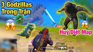 [PUBG Mobile] Khi 3 Godzilla Trong Trận Đấu | Tam Hợp Sức Mạnh Huỷ Diệt Cả MAP