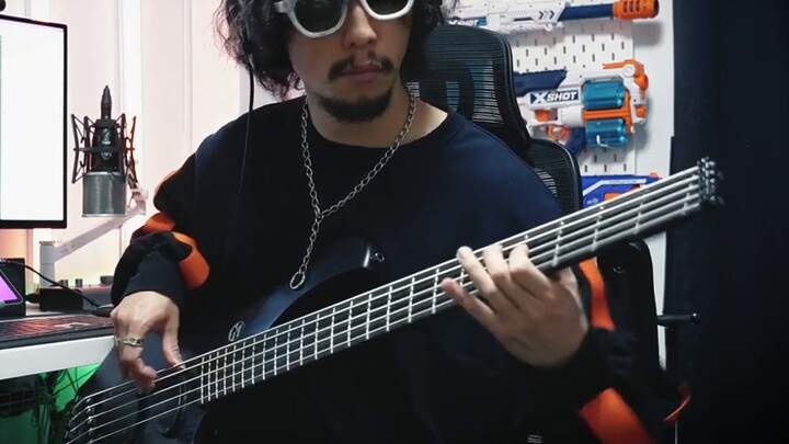 "Chainsaw Man" Kenshi Yonezu - KICK BACK (TV size Bass Cover)
