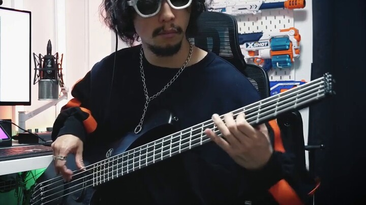 "Chainsaw Man" Kenshi Yonezu - KICK BACK (Ukuran TV Bass Cover)