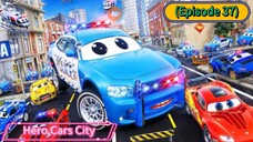 Hero Cars City (Episode 37) The Real Giga Police Cars (Part 1)