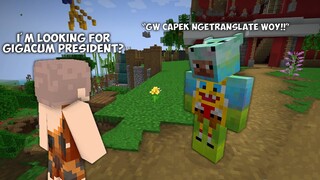 Aku Pura Pura Jadi Orang Luar Di Minecraft Server Dunia Nyata