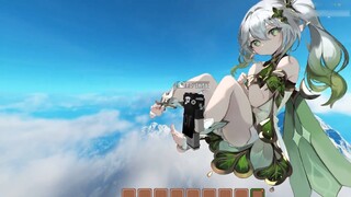 [(沉)油~] Awesome little cute grass god Naxida pvp texture pack! Ultra-beautiful sky + beautiful and c